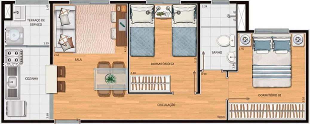 Apartamento, 2 quartos, 47 m² - Foto 25